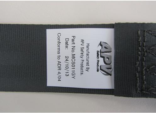 gallery image of APV-S McConnell Seat Belt MCS011 ELR Grey - Left