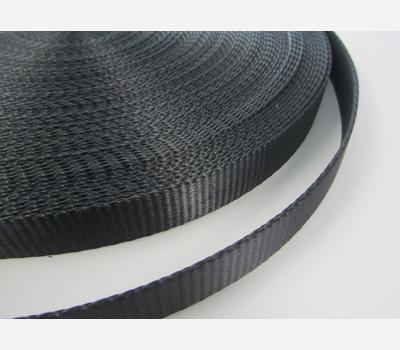 image of Webtex® Polyester Heavy Weight Webbing 25mm Black 50m Roll Only