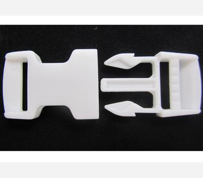 image of VELCRO® Brand  Side Release Buckle 25mm White 25 Pack