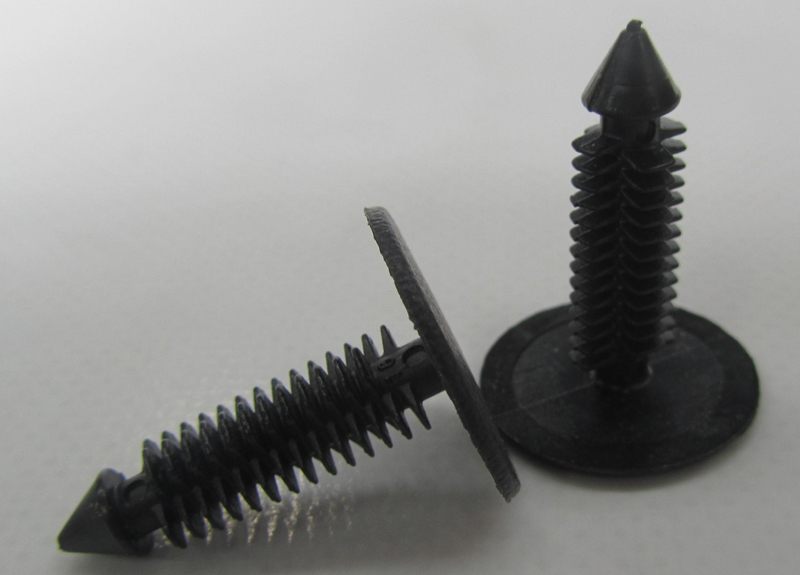 Trim Button Xmas Tree 27mm Black 100 Pkt **Obsolete** - Motor Body