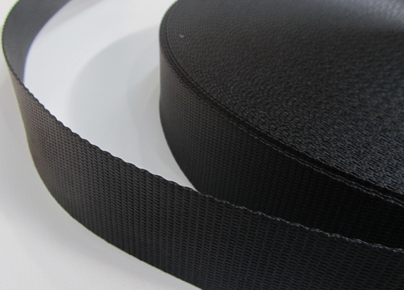 Webtex® Polyester General Purpose Webbing 38mm Black 50m Roll Only