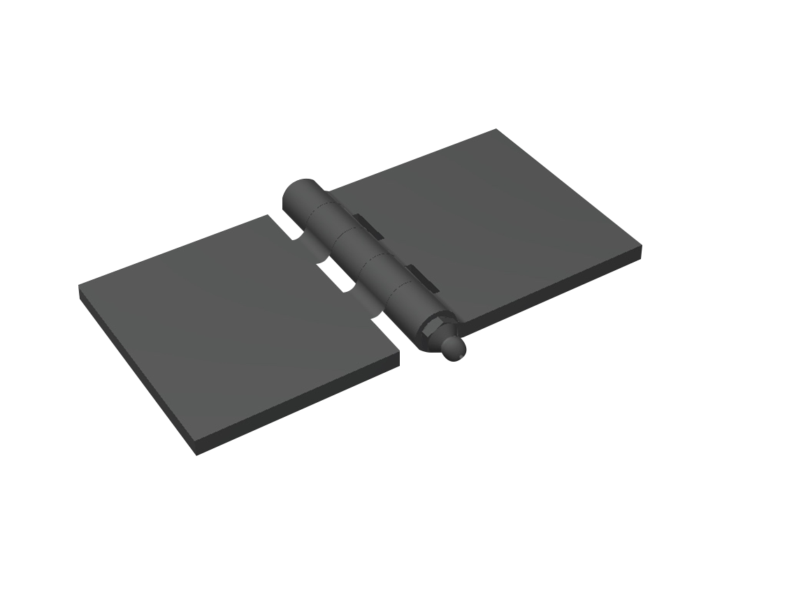 Industrilas Heavy Duty Weld On Hinge Steel With Grease Nipple 80 x 160