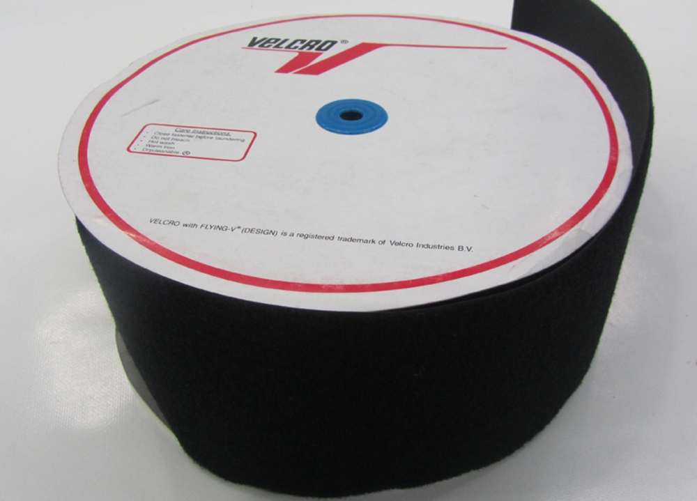 VELCRO® Brand Standard Tape Loop 100mm Black 25m Motor Body Hardware