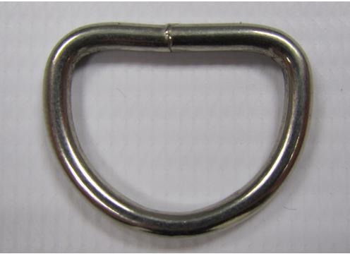 product image for Welded Dees 3mm x 3/4'' Nickel Plated 50 Pack