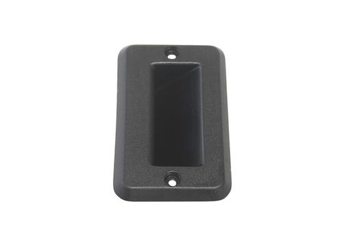 product image for Recessed Handle Black Plastic 100 x 63mm