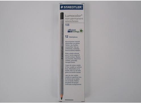 product image for Staedtler Water Soluble Pencils Black 12 Pack