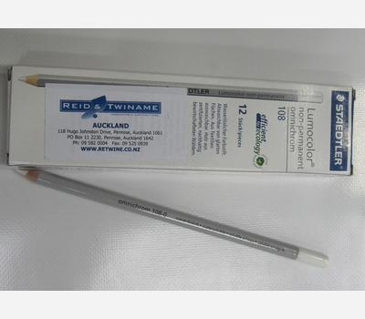 image of Staedtler Water Soluble Pencils White 12 Pack