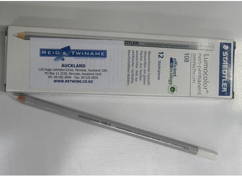 product image for Staedtler Water Soluble Pencils White 12 Pack