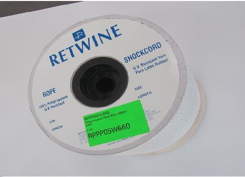 product image for Polypropylene Rope 5mm x 660m White