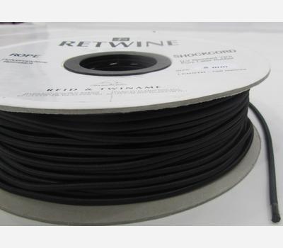 image of Shockcord 6mm x 100m Black Roll Only