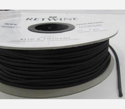 image of Shockcord 7mm x 100m Black Roll Only
