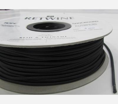 image of Shockcord 10mm x 100m Black Roll Only