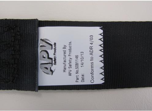 gallery image of APV-S Styleride Seat Belt SOB1146 ELR Black. LH