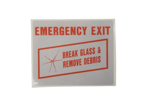 product image for Emergency Exit Stickers Exterior