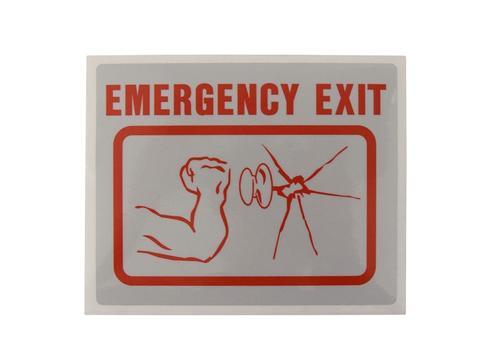 product image for Emergency Glass Breaker Sticker