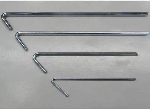 product image for Tent Pegs 350 x 9mm Galv Steel (39D)