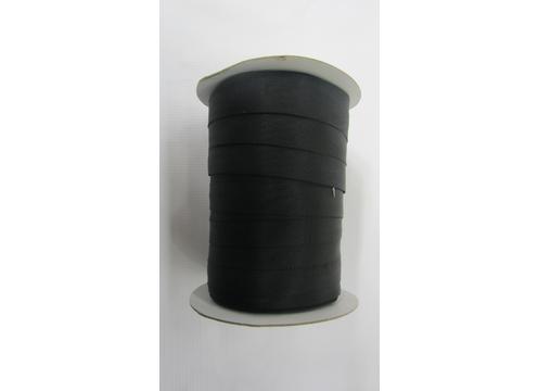 product image for Webtex® High Tenacity Polyester Twill Tape 19mm x 100m Black Roll Only