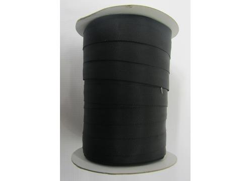 product image for Webtex® High Tenacity Polyester Twill Tape 25mm x 100m Black Roll Only