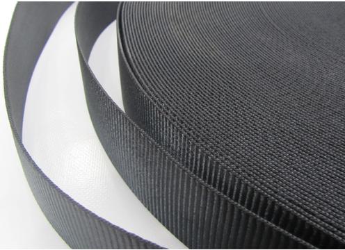 product image for Webtex® Curtainsider/Harness Webbing 44mm Black 50m Rolls Only