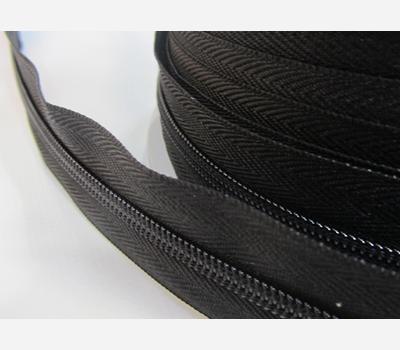 image of Lenzip RainDefyer Water Resistant Continuous Chain Zip Black 100m