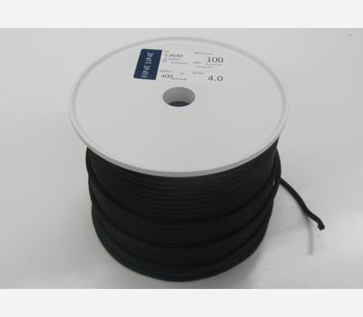 image of Polyester Cord 4mm x 100m Black