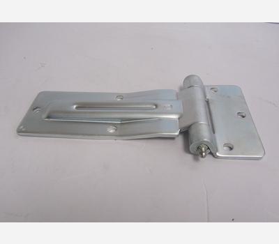 image of Door Hinge Medium Pressed Steel 270 Deg Zinc Plated with Grease Nipple