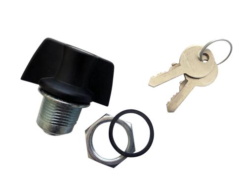 product image for Industrilas Quarter Turn Wing Knob 18mm Black Lockable (No Cam)