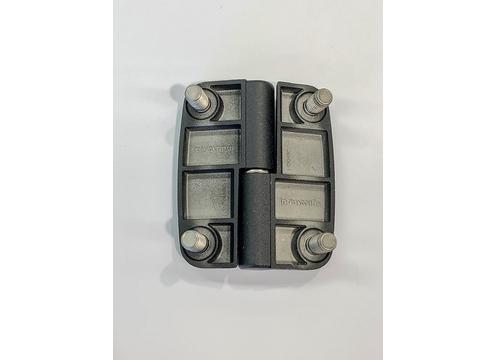 product image for Industrilas Lift Off Hinge Black Rear Fixing 80mm x 65mm Left Hand