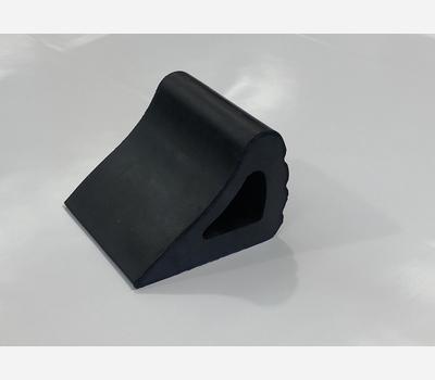 image of Rubber Wheelchock Small 120mm (H) x 150mm (W) x 160mm (L) **Obsolete**