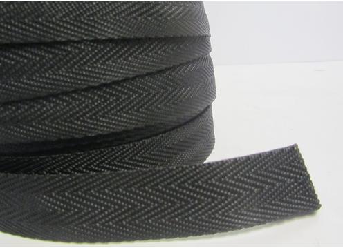 product image for Polypropylene Binding 25mm Black 100m Spool only **Obsolete**