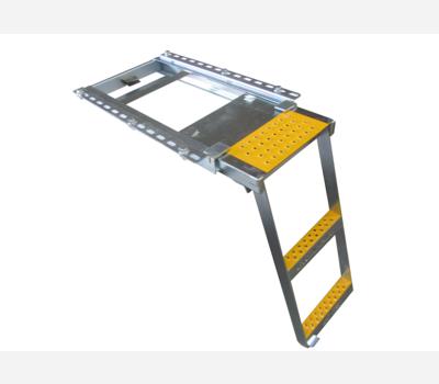 image of Ladder Two Step & Platform with Mounting Bracket Zinc
