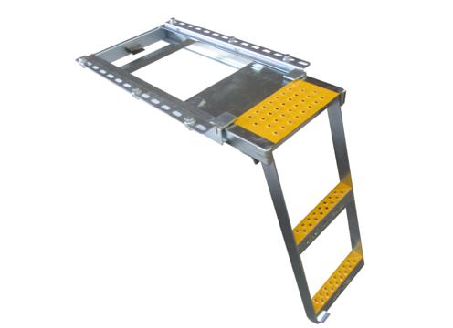 product image for Ladder Two Step & Platform with Mounting Bracket Zinc