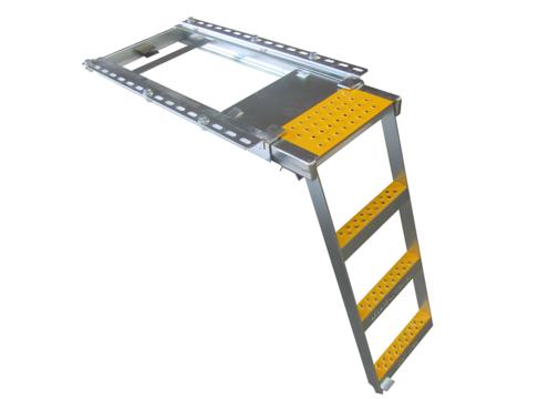 product image for Ladder Three Step & Platform with Mounting Bracket Zinc