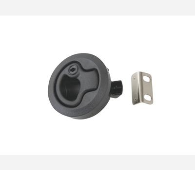 image of Southco Flush Pull Locking Latch M1-41 Black **Obsolete**
