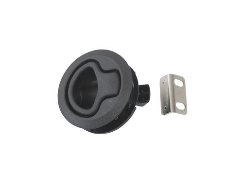 product image for Southco Flush Pull Non-Locking Latch M1-64 Black