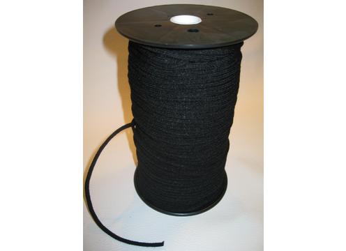 product image for Lycra Braid Elastic 3mm Black 150m roll only