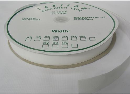 product image for Texilon® Pressure Sensitive Tape Hook 25mm White 25m Roll