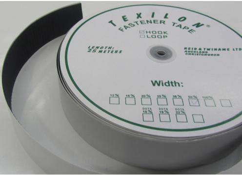 product image for Texilon® Pressure Sensitive Tape Hook 50mm Black 25m Roll