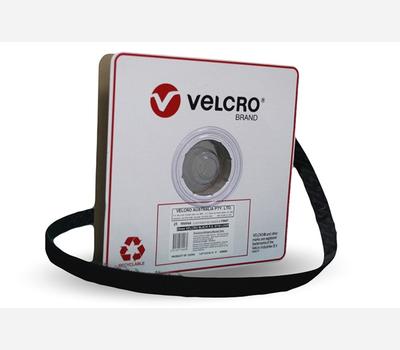 image of VELCRO® Brand Pressure Sensitive 0119 Outdoor Loop 25mm Black 25m