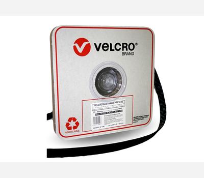 image of VELCRO® Brand Pressure Sensitive 0172 Tape Loop 20mm Black 25m