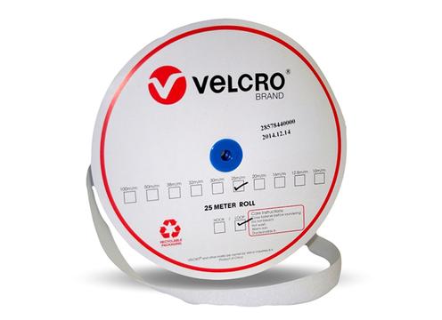 product image for VELCRO® Brand Standard Tape Loop 25mm White 25m